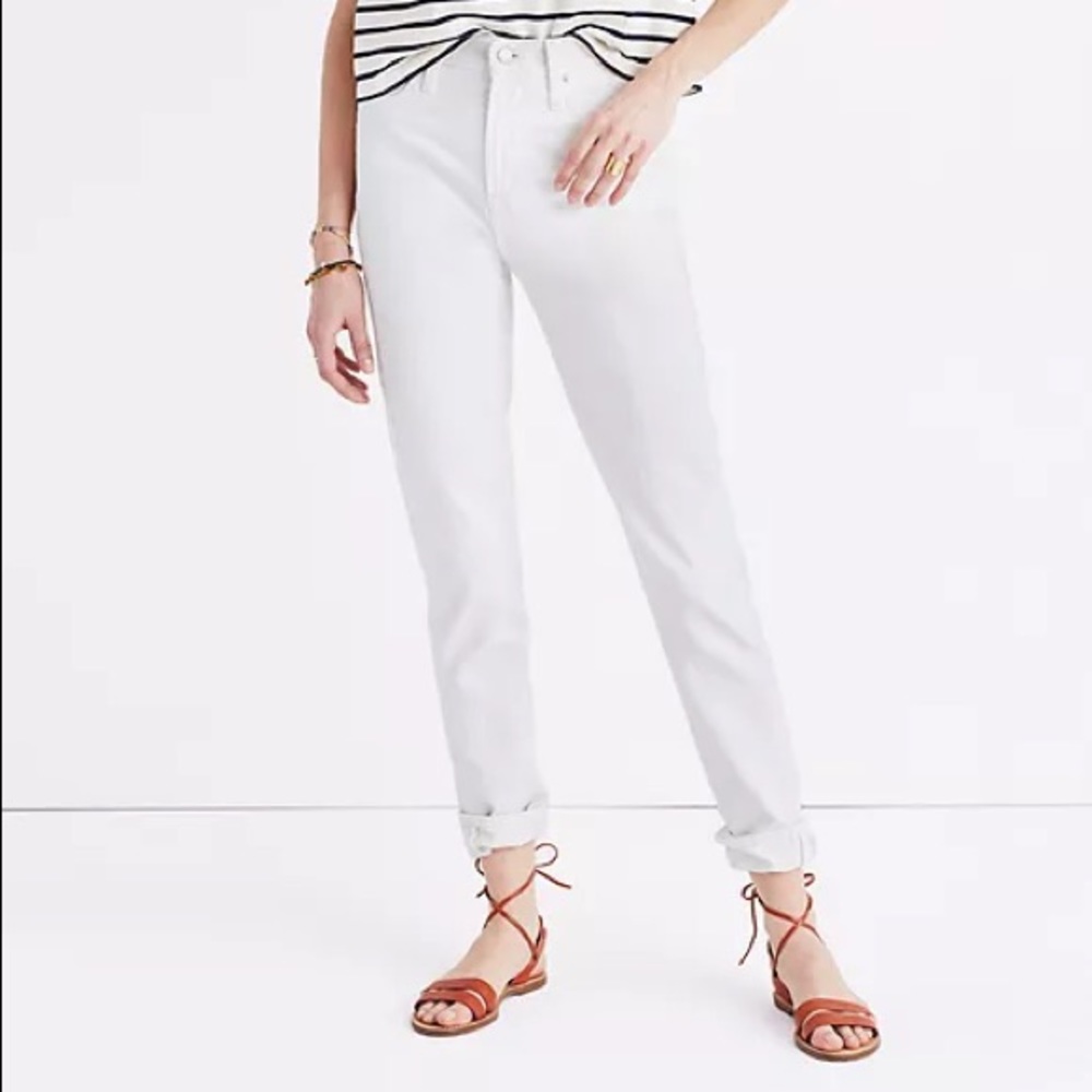 EUC MADEWELL The Perfect Summer Jean in Tile White